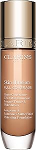 Clarins Skin Illusion Longwear Full Coverage Foundation 107C Review