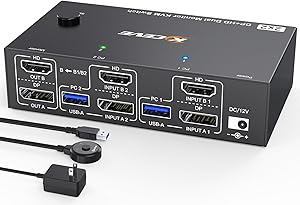 MLEEDA 8K Dual Monitor KVM Switch Review