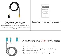 DGODRT HDMI USB KVM Switch 2 Port Selector Box — image 6
