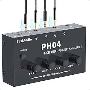 Fosi Audio PH04 4-Channel Headphone Amplifier Review