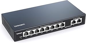 Loocam 8-Port Gigabit PoE Switch Review