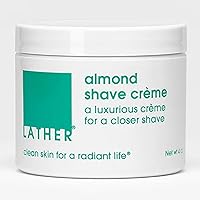 LATHER Almond Shave Crème 4oz — image 1