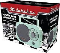 Studebaker SB2000 Mint Green Retro AM/FM Radio — image 7
