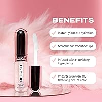 Sacheu Lip Elixir Nourishing Lip Gloss – Clear & Sheer Pink — image 4