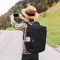 Snoffic Travel Backpack for Women, 17.3-inch Laptop Backpack, Black — image 9