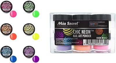 Mia Secret Acrylic Powder - Chic NEON 6 pcs