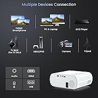 HOMPOW C10 Native 1080P Bluetooth Projector — image 6