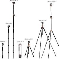 K&F CONCEPT 90" Ultra High Camera Tripod T254A7+BH-28L — image 6