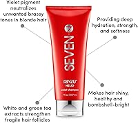 SEVEN Hair Care Rinzu Helio Violet Shampoo 7oz — image 3