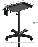 Yaheetech Beauty Rolling Aluminum Tray Cart — image 4