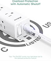 Mifaso Surge Protector Power Strip 9 Outlets 15FT — image 6