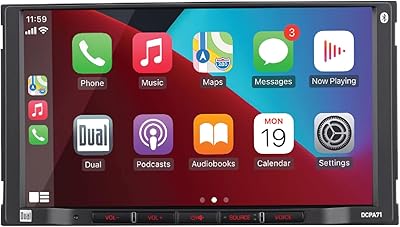 Dual Electronics DCPA71 7-inch Car Stereo with Apple CarPlay and Android Auto