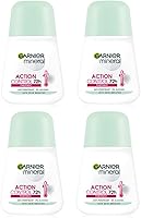 Garnier Mineral Action Control Thermic Anti-perspirant Roll On 4x50ml — image 1