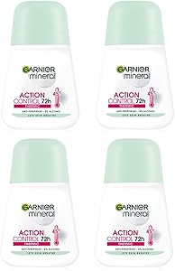 Garnier Mineral Action Control Thermic Anti-perspirant Roll On 4x50ml Review