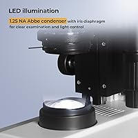 Vabiooth Lab Darkfield & Brightfield Trinocular Compound Microscope 40X-2500X Magnification — image 5