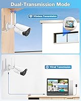 WEILAILIFE 5MP Wireless Security Camera System with 10″ Monitor — image 6