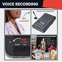 Deluxe Products DP-CASR-101 Portable Cassette Player Tape Recorder — image 3