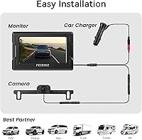 FEISIKE ADC711 Backup Camera 1080P with 4.3″ Monitor — image 2