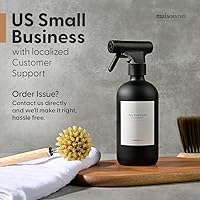 MaisoNovo Glass Spray Bottle Set - 16.9 fl oz Black x 2 — image 8