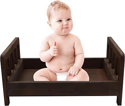 SPOOKI Newborn Photography Bed - Brown