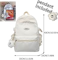 Kawaii Backpack with Cute Accessories — image 3