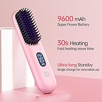 Hahahope Cordless Hair Straightener Brush — image 6