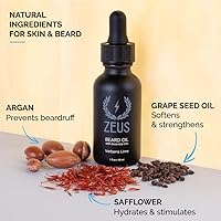 ZEUS Natural Beard Oil Sandalwood 1oz — image 2