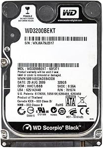 Western Digital WD Scorpio Black 320GB 2.5-inch HDD