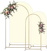 Toolterritary Metal Arch Backdrop Stand and Cover Set, 7.2FT x 4FT and 6FT x 2.6FT — image 1