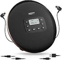 HOTT CD711T Portable CD Player with Bluetooth 5.0 — image 1