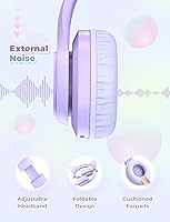 iClever HS20 Kids Headphones with LED Lights — image 5