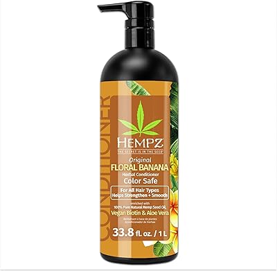 Hempz Biotin Conditioner - Light Floral & Banana 33.8 Fl Oz