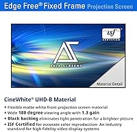 Akia Screens 125-inch Edge Free Fixed Frame Projector Screen — image 2