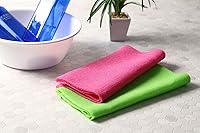 Terra Exfoliating Washcloth Set (Green, Pink) — image 5