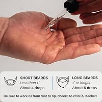 ZEUS Natural Beard Oil Sandalwood 1oz — image 5