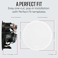 Polk Audio 80F/X-RT In-Ceiling Surround Speakers — image 2