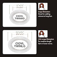 Olivia Garden Turbo Vent Oval Twin & 100% Boar Hair Brush — image 6