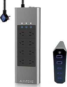 Austere V Series 8-Outlet Surge Protector Power Strip Review