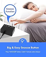 Homicial Digital Alarm Clock Radio H251 — image 5