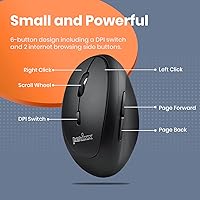 Perixx Perimice-719L Left Handed Wireless Vertical Mouse — image 5