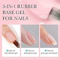 VENALISA 3 in 1 Rubber Base Gel Nail Polish Set, 12 Colors — image 4