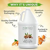 PUROLEO Sweet Almond Oil 64 Fl Oz — image 5