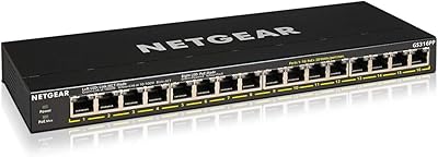 NETGEAR GS316PP 16-Port PoE+ Gigabit Ethernet Switch