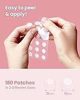 GLAM UP Hydrocolloid Blemish Pimple Zit Patches (180PCS) — image 6