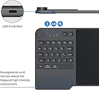 HUION Inspiroy Keydial KD200 Wireless Drawing Tablet — image 5