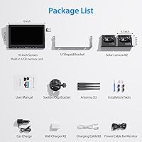 ZEROXCLUB BD102 Magnetic Solar Wireless Backup Camera System — image 8