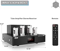 Pyle PVTA80 Bluetooth Tube Amplifier Receiver — image 7