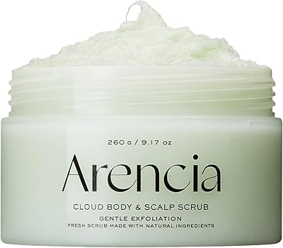 Arencia Fresh Cloud Sea Salt Body & Scalp Scrub (Green)