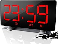 ThreeH H-AC55Red Radio Digital Clock — image 1