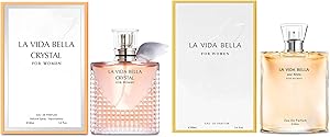 La Vida Bella & Crystal Perfume Set for Women, 3.4 Fl Oz Each Review